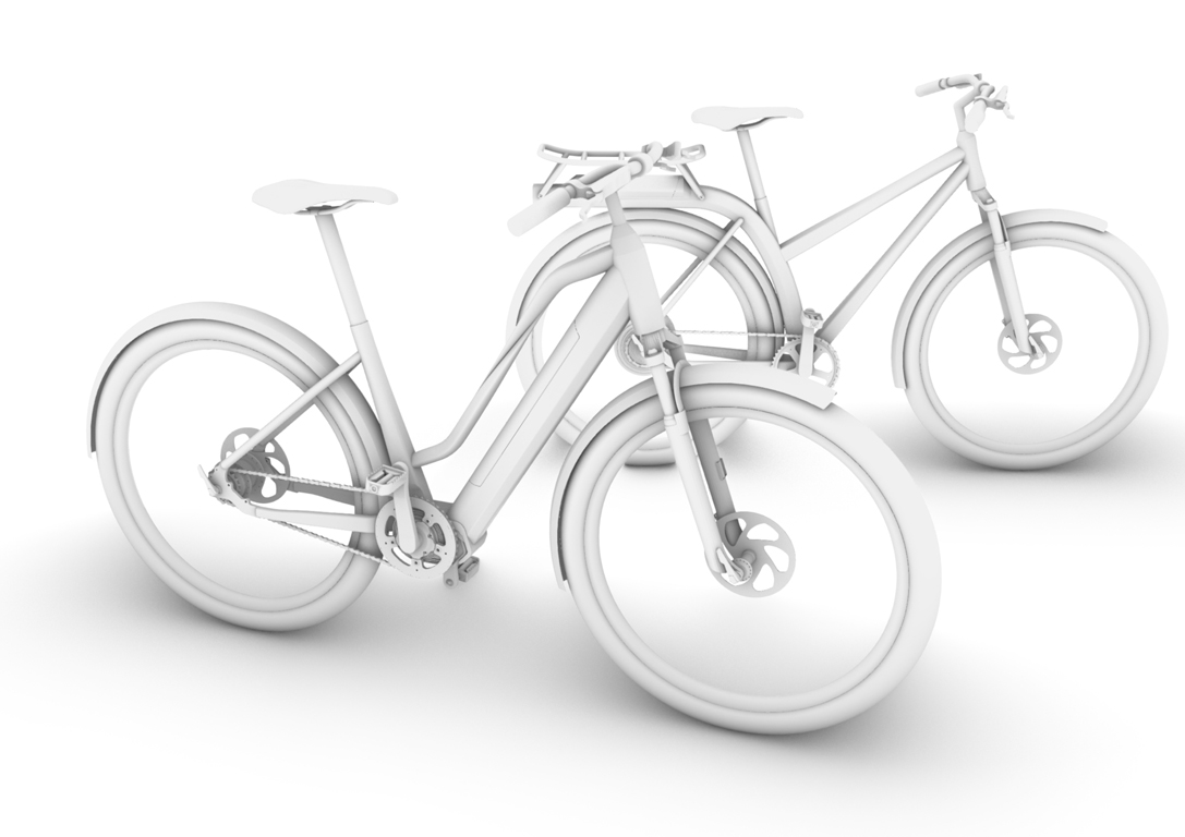 Modello 3D bici e-tool