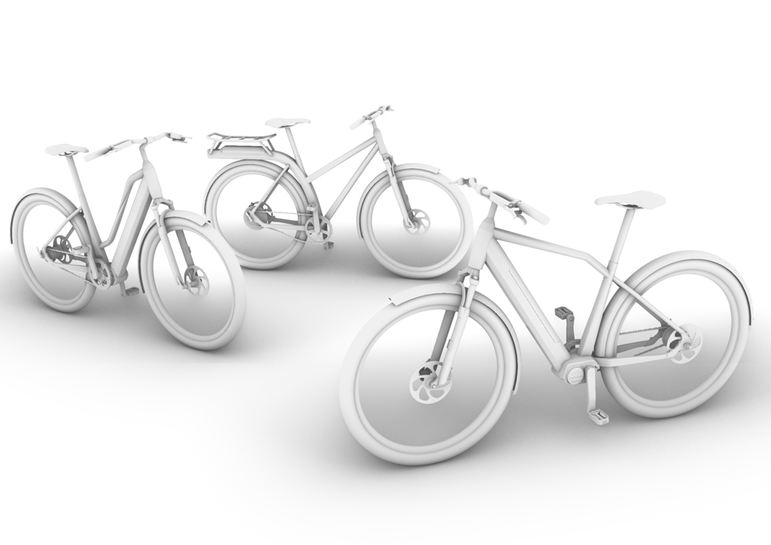 Modello 3D linea bici e-tool